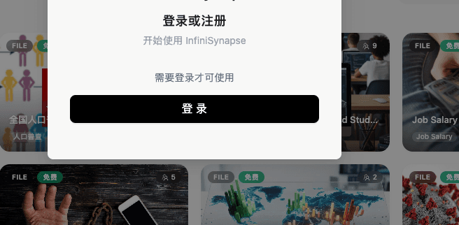 Login required prompt